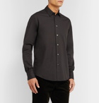 Barena - Slim-Fit Cotton-Twill Shirt - Gray