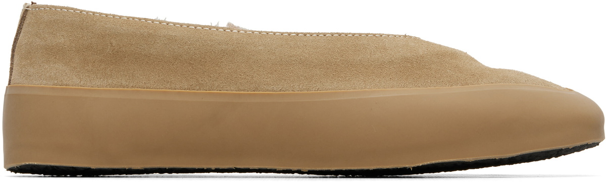 Le Monde Beryl Beige Apres Ski Ballerina Flats