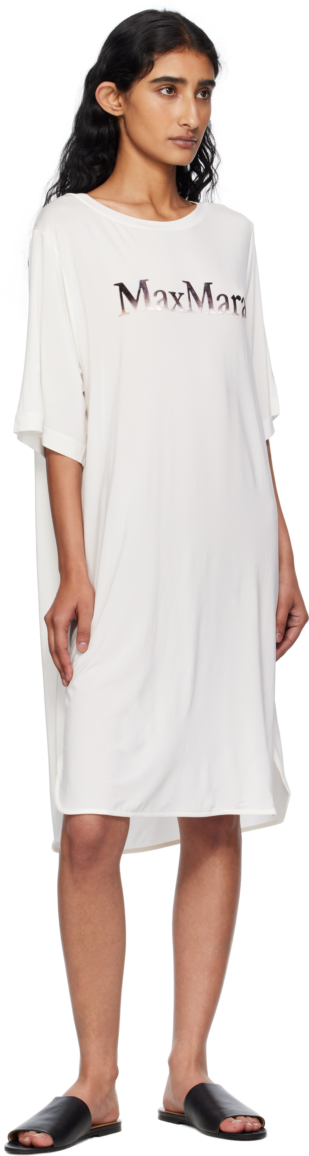 Max Mara White Luna Minidress