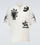 Alexander McQueen Short-sleeved printed shirt