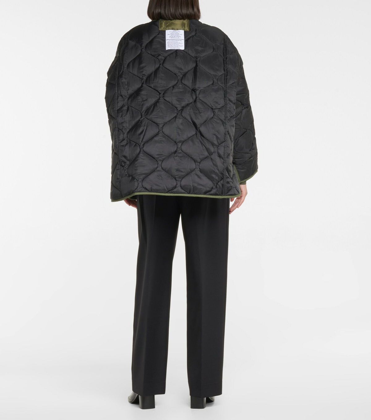 The Frankie Shop - Teddy oversized quilted jacket The