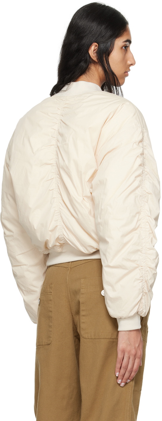 Isabel Marant Etoile Beige Bessime Bomber Jacket