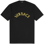 Versace Men's Logo Crew Sweat in Black