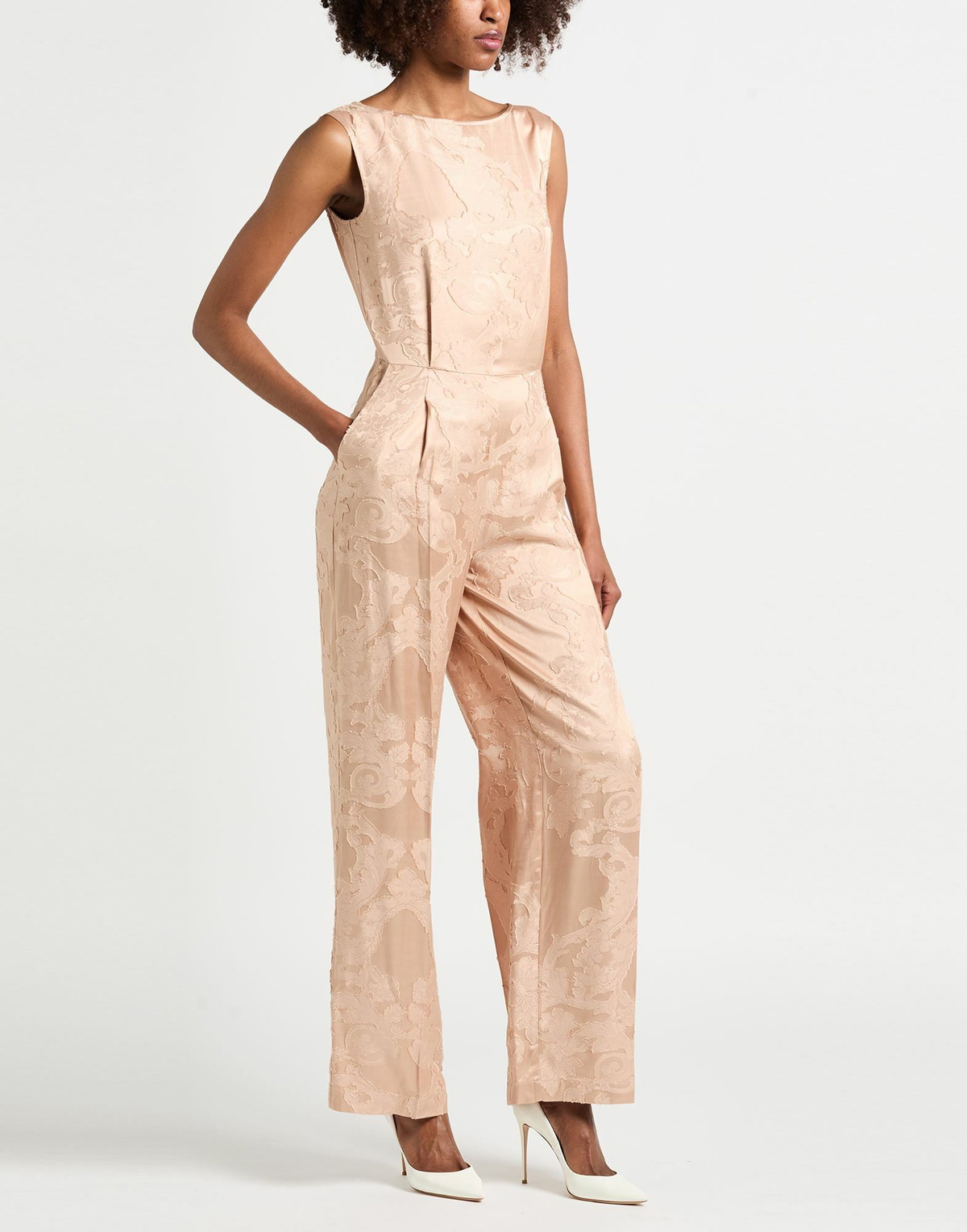 Semicouture Womens Jumpsuit in Blush