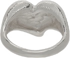 Seb Brown Silver Fat Heart Ring