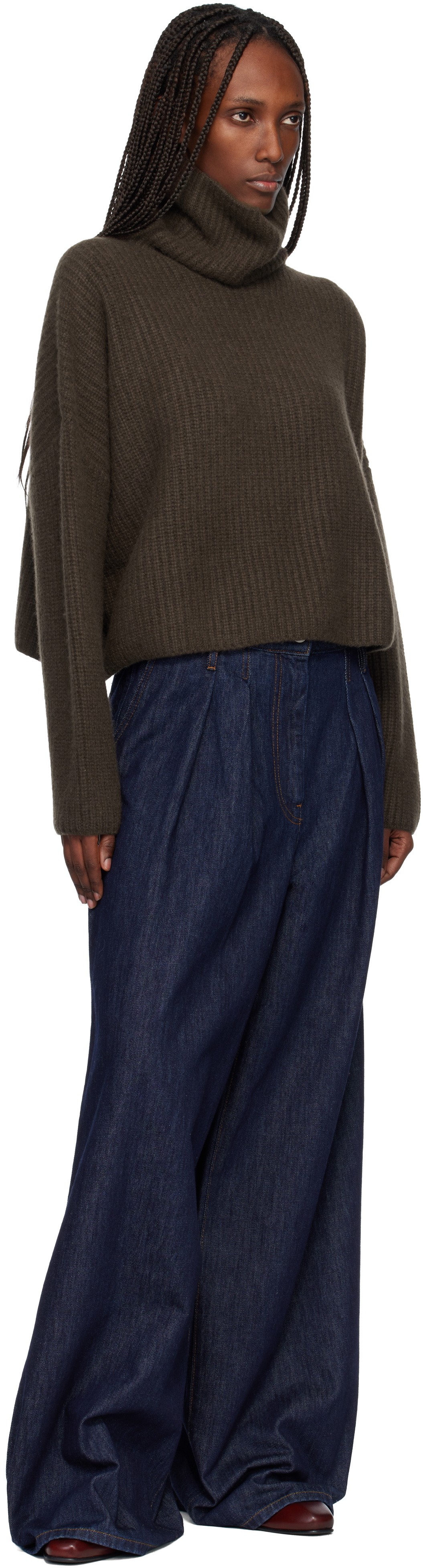 arch4 Brown Delphine Turtleneck