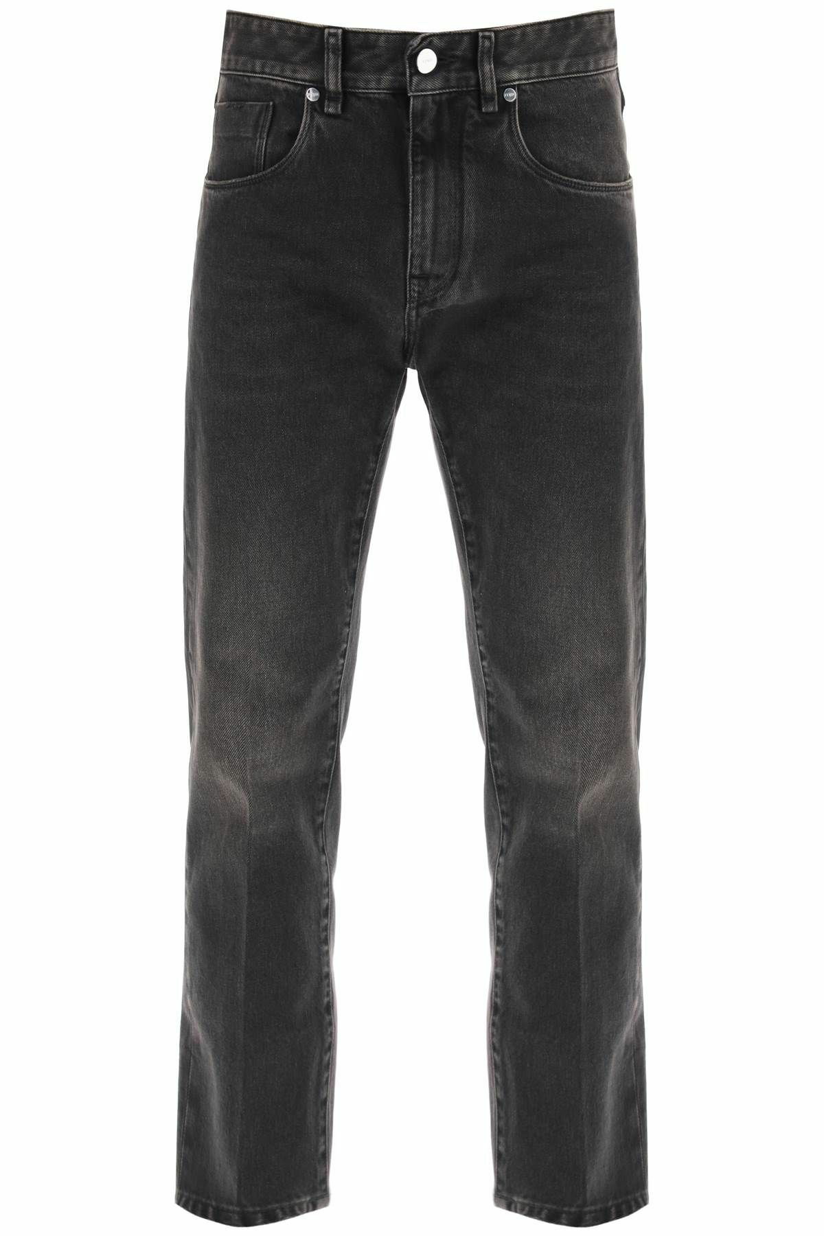 FENDI regular jeans with tailored crease Black Fendi FENDI regular jeans with tailored crease Black Fendi