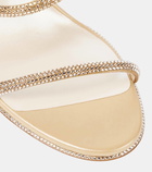 Rene Caovilla Cleo embellished leather sandals