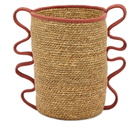 Ferm Living Verso Baskets - Set of 2 in Brick