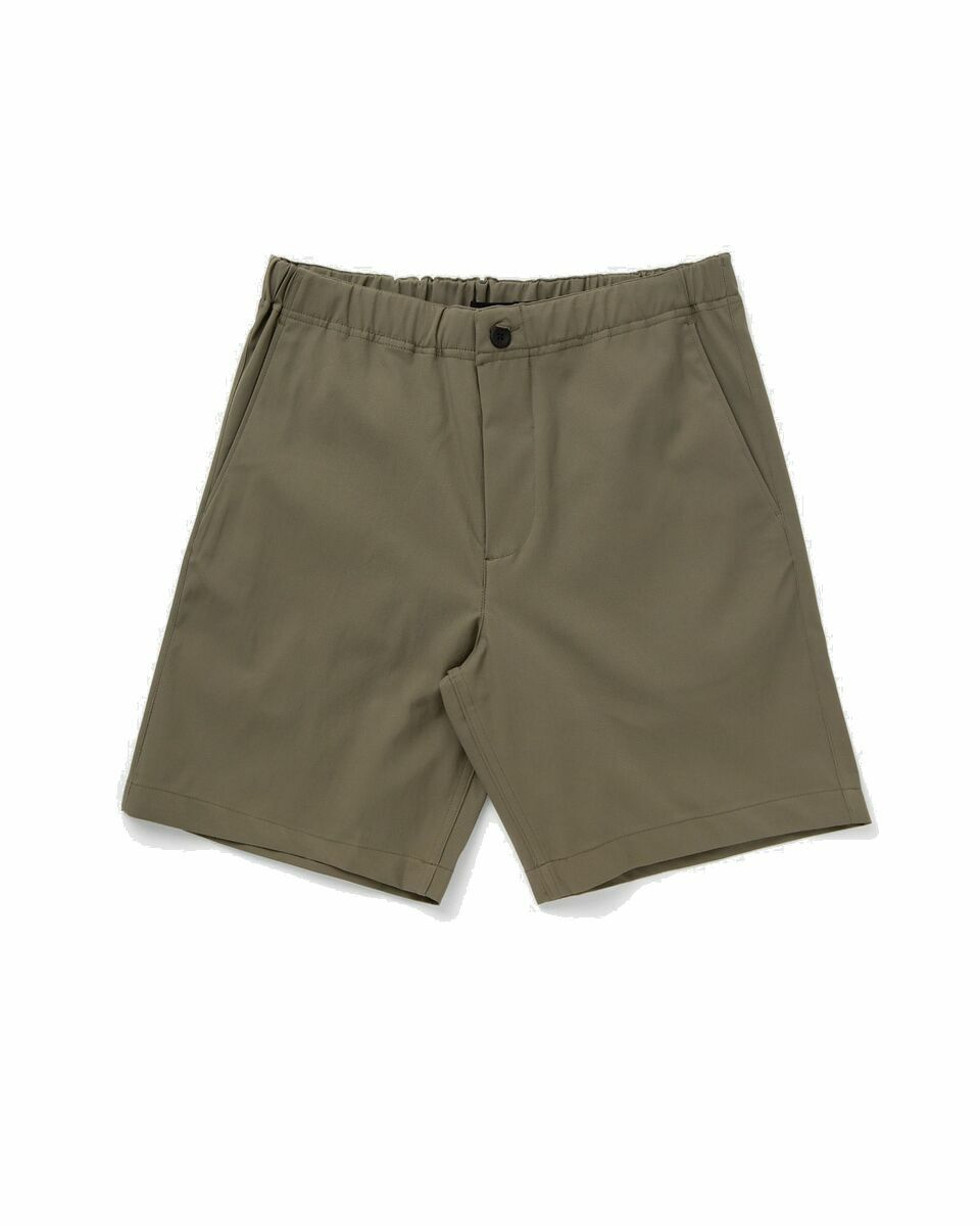Photo: Norse Projects Ezra Relaxed Solotex Twill Shorts Green - Mens - Casual Shorts