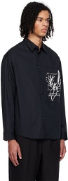 Izzue Black Printed Shirt