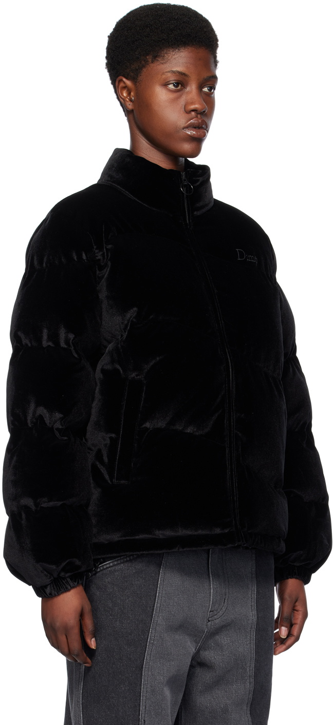 Dime Black Quilted Puffer Jacket Dime