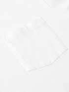 Corridor - Garment-Dyed Organic Cotton-Jersey T-Shirt - White