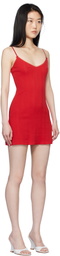 Cou Cou Red 'The Cami Slip' Minidress