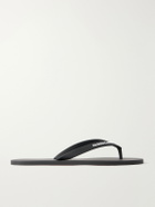 Christian Louboutin - Logo-Embossed Rubber Flip Flops - Black