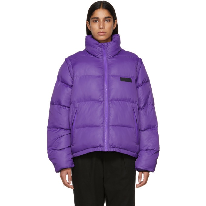 Perks and Mini Purple Synthesis Puffer Jacket Perks and Mini