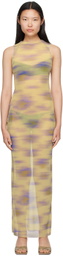BINYA Green Saturno Maxi Dress