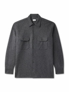 Ghiaia Cashmere - Wool Overshirt - Gray