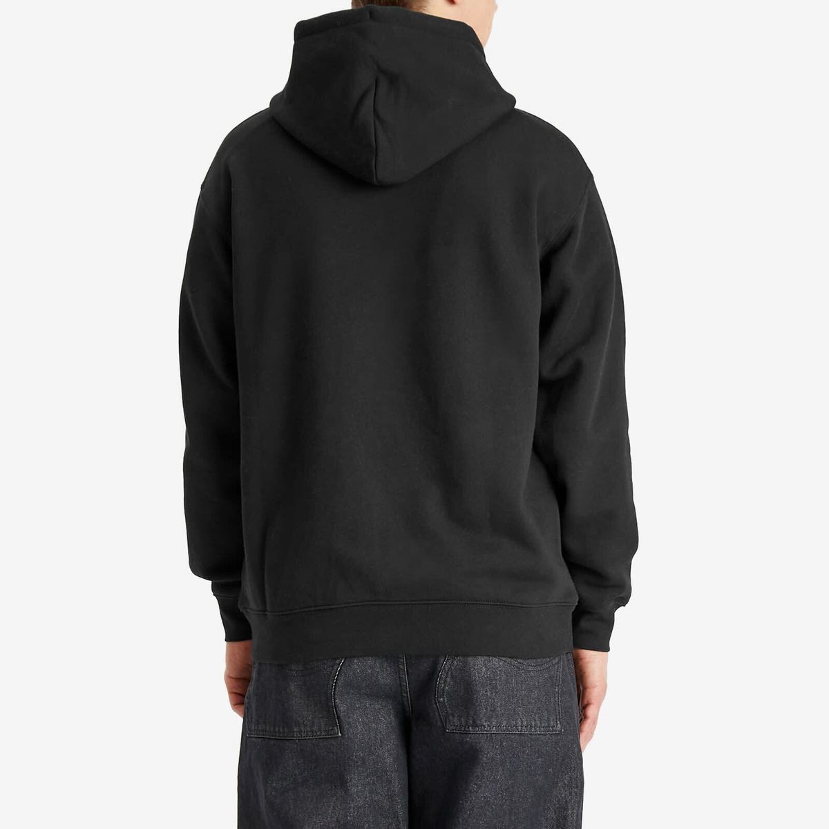 Dime Men's Classic Shiny Hoodie in Black