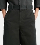 Lemaire Twisted denim shorts