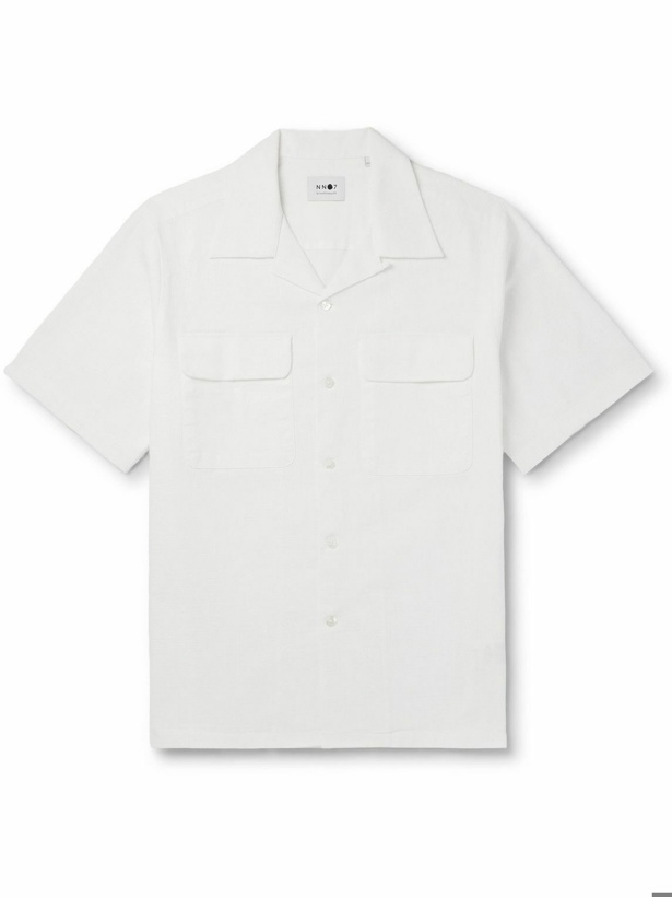 Photo: NN07 - Daniel Convertible-Collar Cotton-Blend Shirt - White