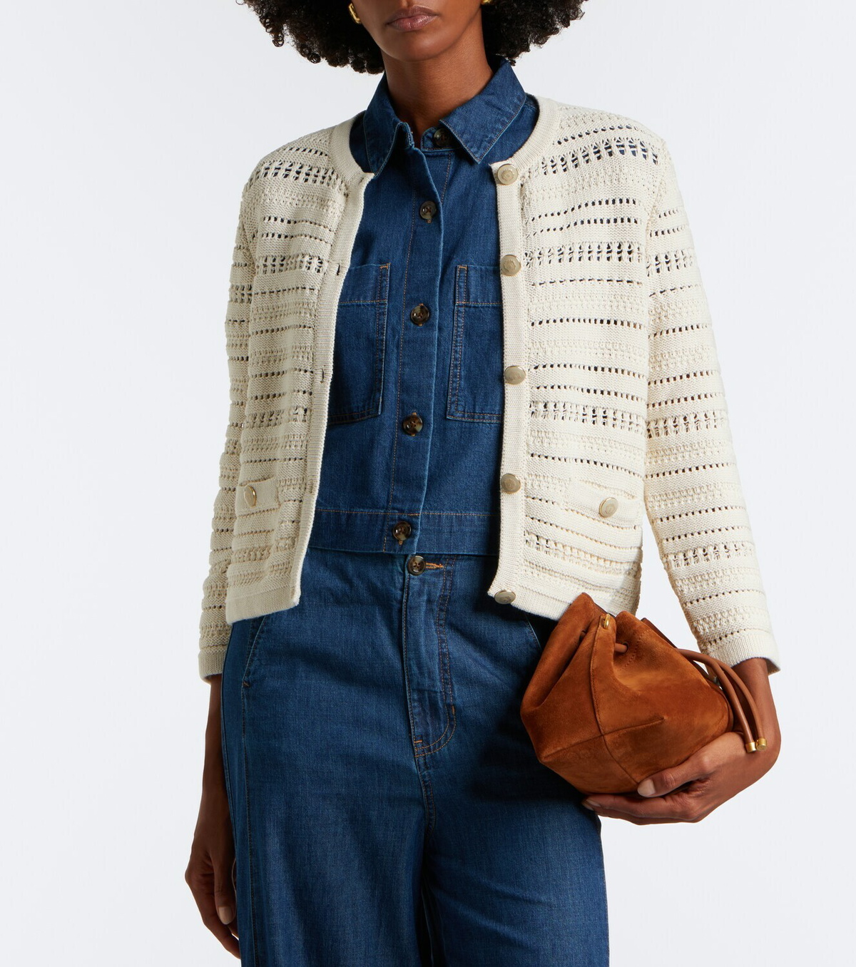 Veronica Beard Bellingham cotton cardigan