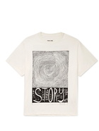 Story Mfg. - Grateful Printed Organic Cotton-Jersey T-Shirt - Neutrals