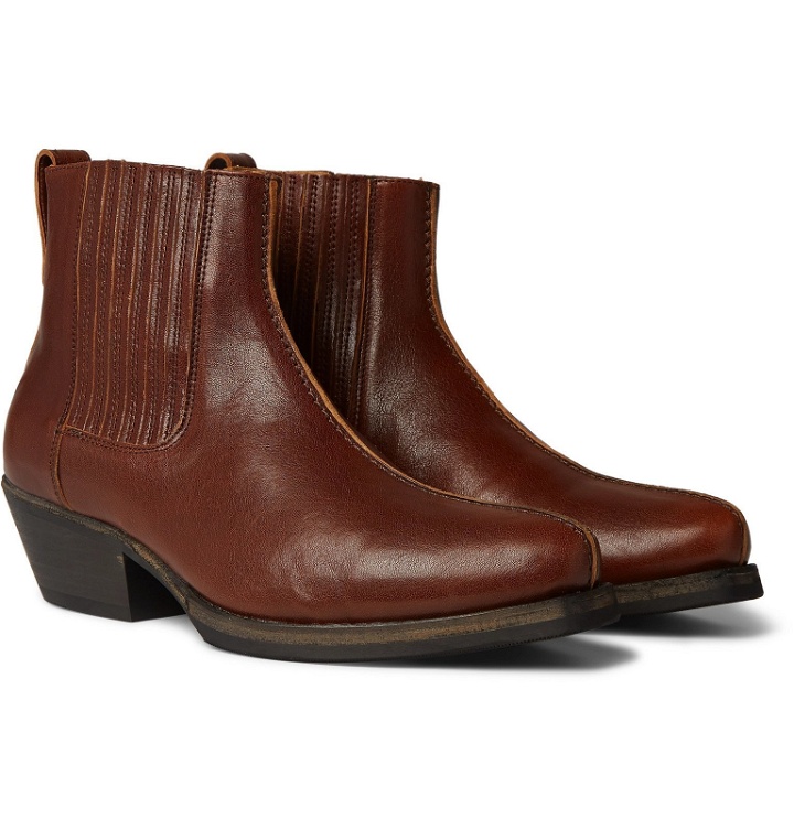 Photo: Our Legacy - Center Leather Chelsea Boots - Brown