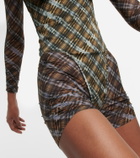 KNWLS - Scythe checked shorts
