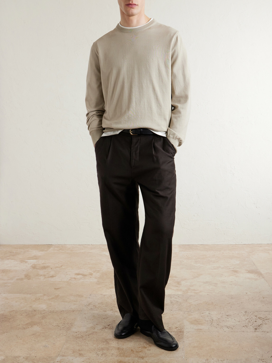 Canali - Cotton Sweater - Neutrals