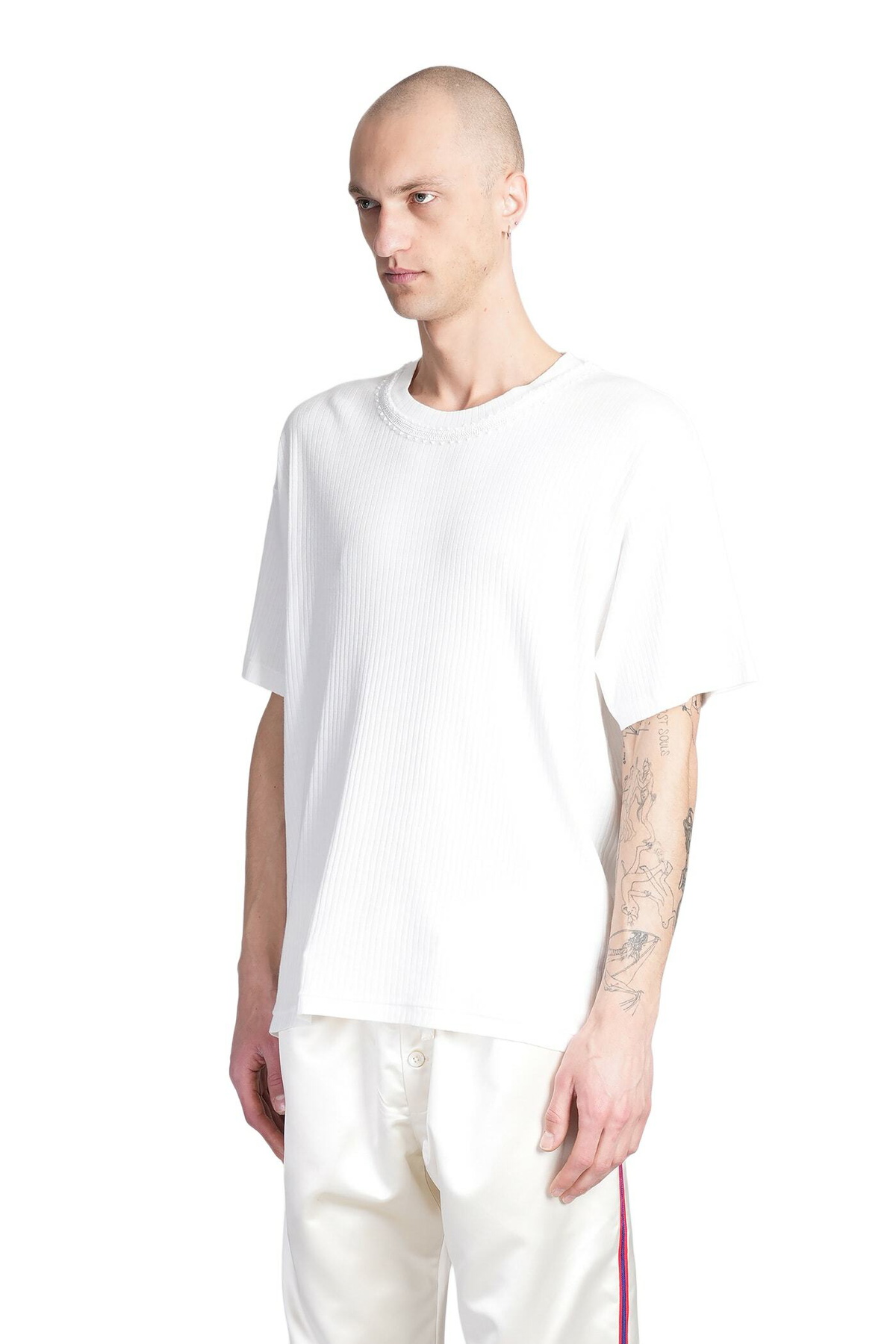 Bode T-shirt In White Cotton Bode