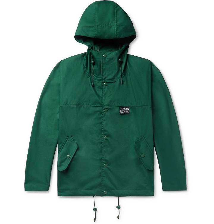 Photo: Arpenteur - Sportive Canvas Hooded Jacket - Dark green