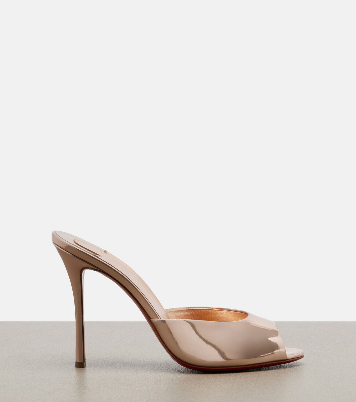 Christian Louboutin Me Dolly laminated leather mules