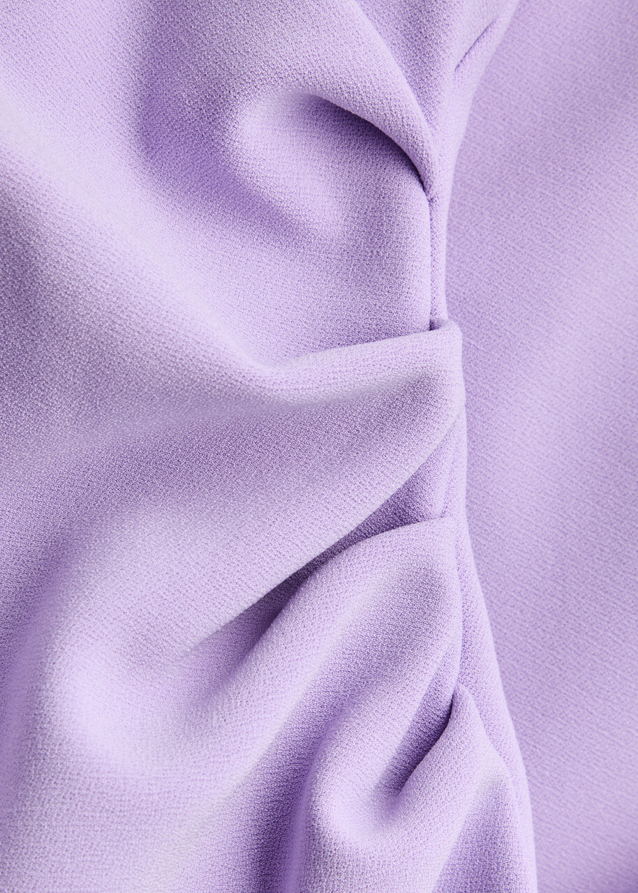knee length dresses for ladies Bec + Bridge Leilah Drape Midi Dress in Purple main image 0