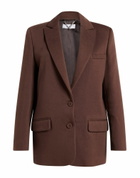 Jijil Womens Blazer Chocolate in Brown