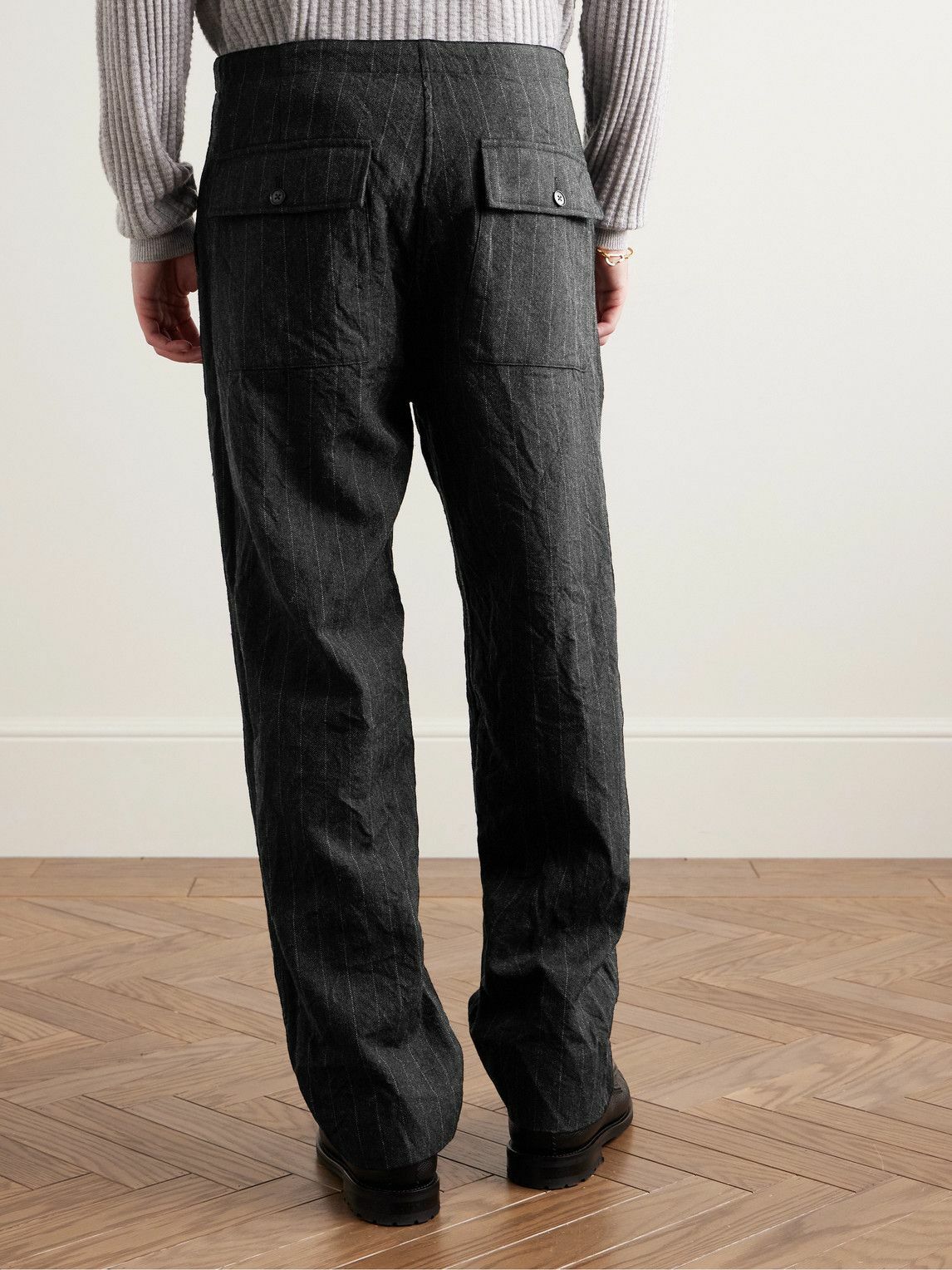 Kaptain Sunshine - Take Easy Baker Straight-Leg Pinstriped