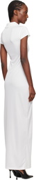 Courrèges White Sports Polo Maxi Dress
