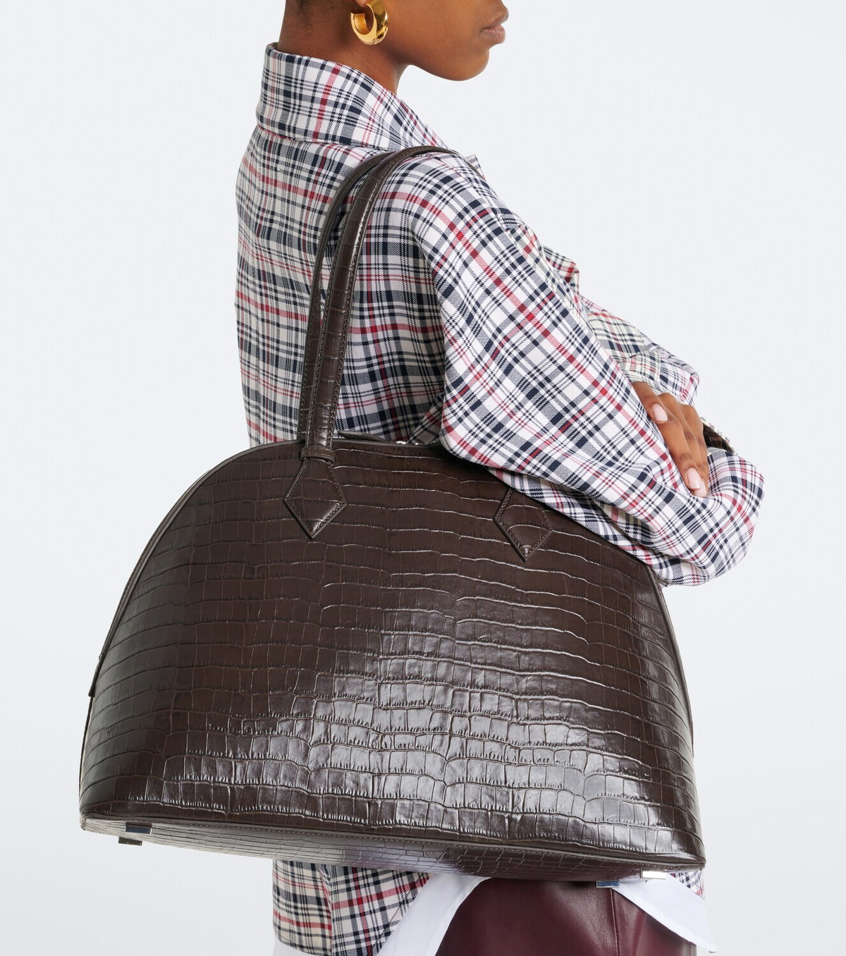 A.Emery Harnick leather tote bag