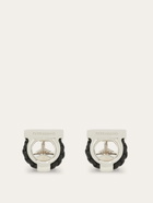 Ferragamo Mens Gancini cufflinks in Black
