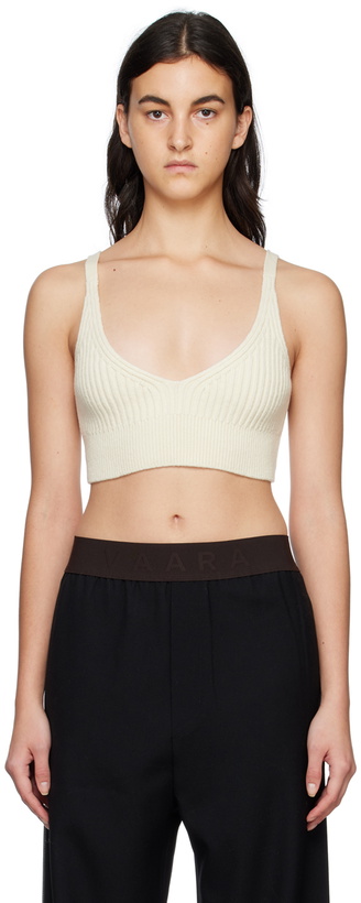 Photo: HALFBOY Off-White V-Neck Tank Top