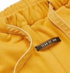 Fear of God - Slim-Fit Tapered Loopback Cotton-Jersey Sweatpants - Yellow