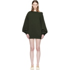 MM6 Maison Margiela Khkai Off-Shoulder Knit Minidress