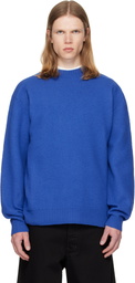 Jil Sander Blue Wool Sweater
