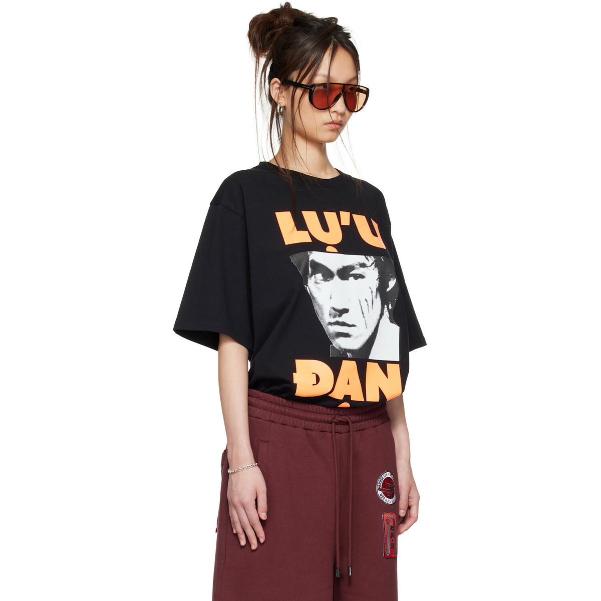 LU'U DAN BRUCE LEE x LỰU ĐẠN Black Concert T-shirt