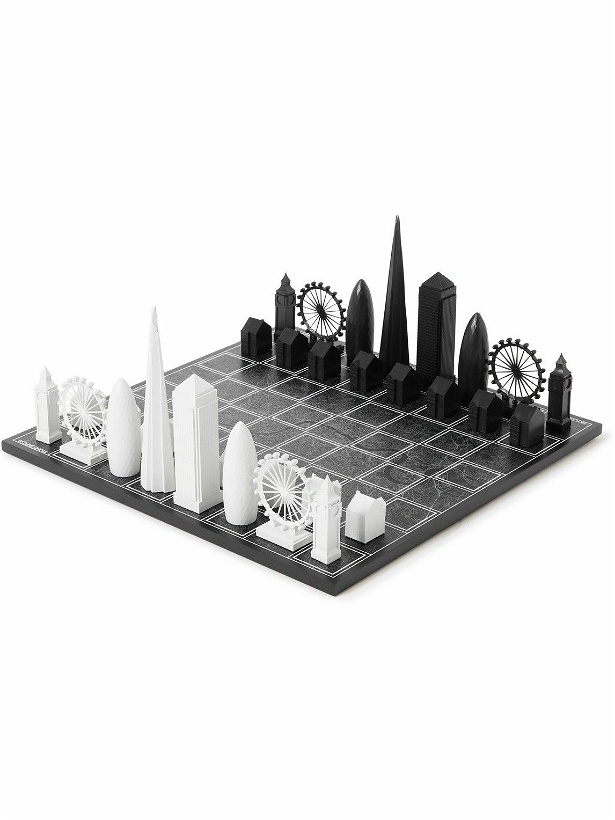 Photo: Skyline Chess - London Edition Acrylic and Wood Chess Set - Black