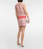 Missoni Zig Zag metallic knit tank top