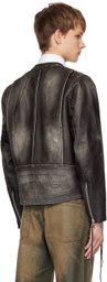 EYTYS SSENSE Exclusive Brown Damon Leather Jacket