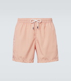 Fedeli Madeira printed swim trunks