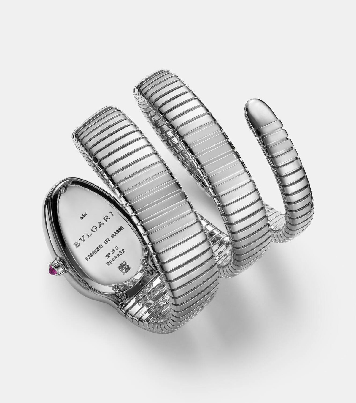 Bvlgari Serpenti Tubogas watch with diamonds