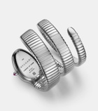 Bvlgari Serpenti Tubogas watch with diamonds